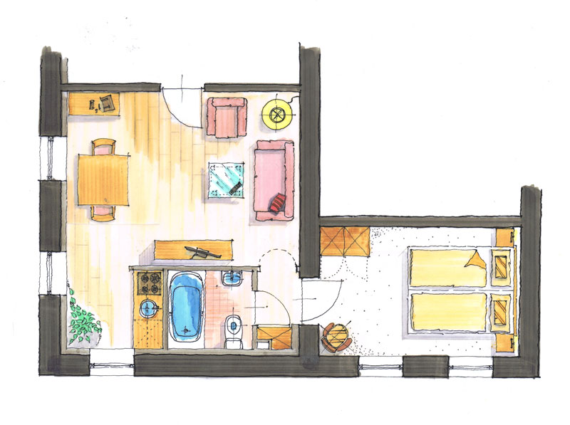 Smidsberg Luxe hotelappartement